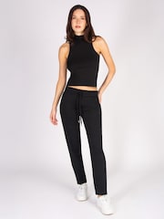 Pineapple Blue Womens Straight Fit Roll Hem Joggers - Image 4 of 7