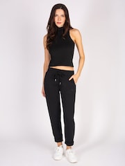 Pineapple Blue Womens Straight Fit Roll Hem Joggers - Image 5 of 7