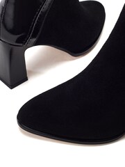 Piarra Swoosh Back Block Heel Suede Boots - Image 4 of 4