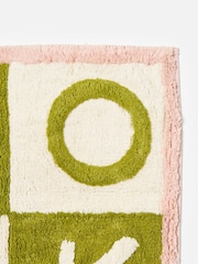 Oliver Bonas Multi Green Tile Soak Square Bath Mat - Image 2 of 4