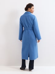 Phase Eight Blue Darcy Wool Coat - Image 2 of 8