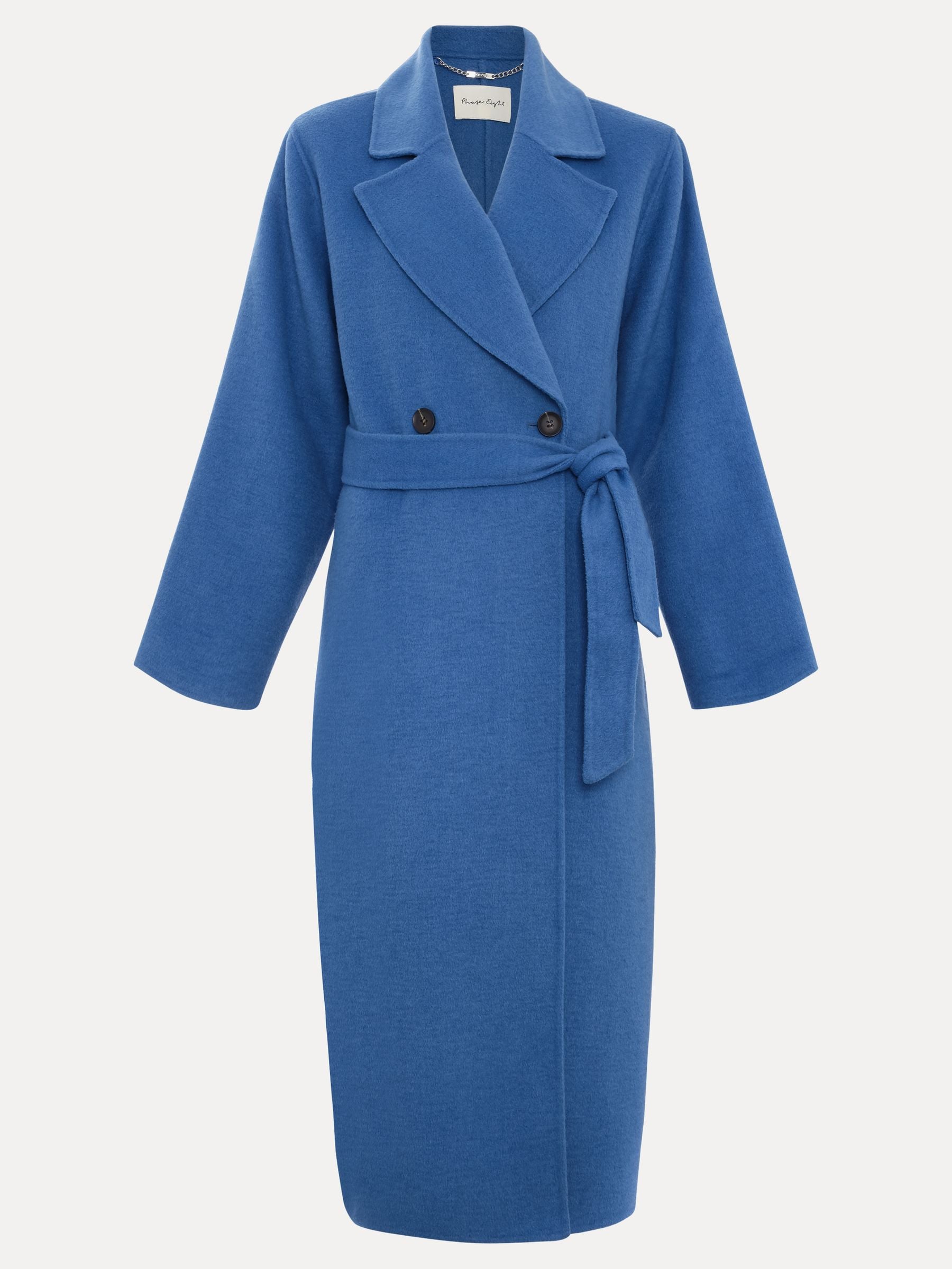 Buy Phase Eight Blue Darcy Wool Coat from the Next UK online shop