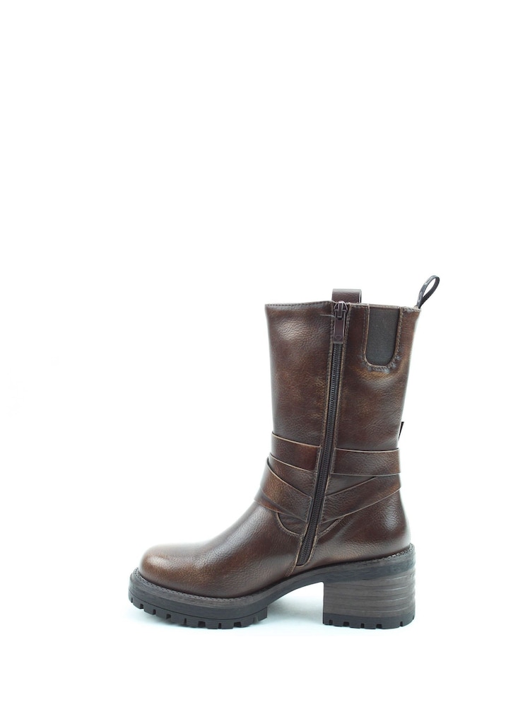 Heavenly Feet Eider Mid Brown Boots - Image 2 of 6 Heavenly Feet Eider Mid Brown Boots - Image 2 of 6