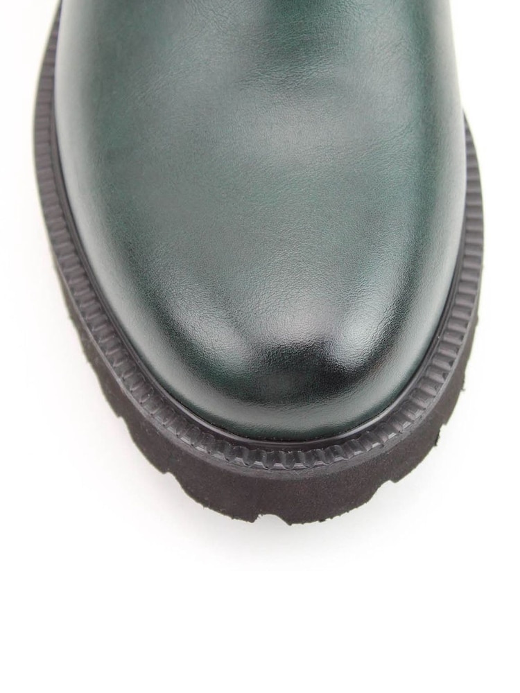 Heavenly Feet Green Clematis Ankle Boots - Image 6 of 6