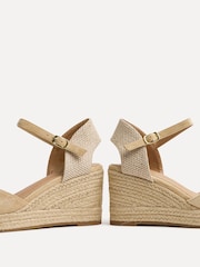 Linzi Cream Present Closed-Toe Wedge Sandals - Image 5 of 5