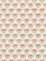 Scion Pink Tulip Trellis Oakham 10M Wallpaper - Image 2 of 2