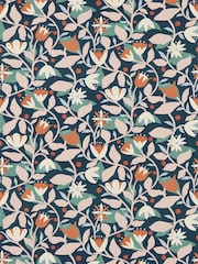 Scion Blue Dancing Daisies Oakham 10M Wallpaper - Image 2 of 2
