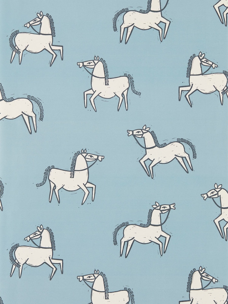 Scion Blue Canter Oakham 10M Wallpaper - Image 2 of 2 Scion Blue Canter Oakham 10M Wallpaper - Image 2 of 2