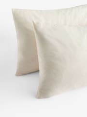 Set of 2 Cream Pure 144 Thread Count Pillowcases - Image 1 of 2