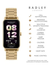 Radley Gold Ladies Series 21 Stainless Steel Lozenge Pale Gold Plated Strap Smart Watch RYS21-4018 - Image 3 of 5