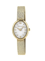 Radley Gold Gold Plated Oval Case Mesh Bracelet Watch RY4662 - Image 1 of 2