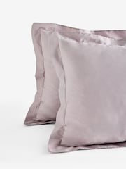 Set of 2 Lilac Purple Cotton Rich Pillowcases - Image 5 of 5