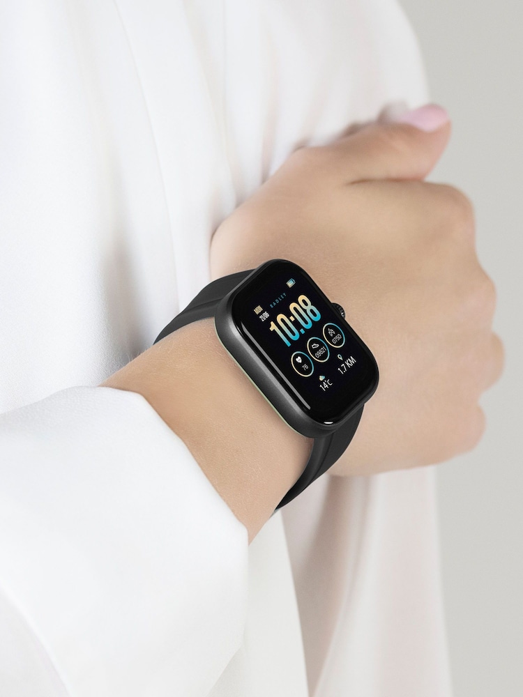 Radley Black Series 55 Silicone Strap Smart Watch - Image 2 of 5