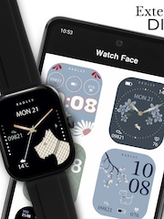 Radley Black Series 55 Silicone Strap Smart Watch - Image 3 of 5