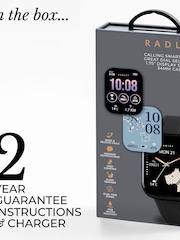 Radley Black Series 55 Silicone Strap Smart Watch - Image 5 of 5