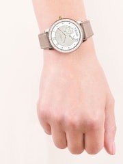 Radley Pink Series 57 Leather & Silicone Strap Smart Watch - Image 3 of 5