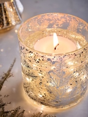 Festive Spice Silver Glam 1 Wick Light Up Candle - Image 5 of 6