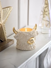 White Lord Hamish of Glen Glam Gold Resin Candle Candle - Image 1 of 4