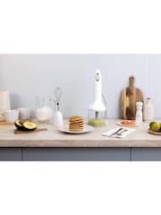 Smeg White 50s Style Hand Blender with Accessories - Image 2 of 6