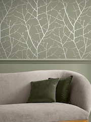 Graham & Brown Sage Boreas 10M Wallpaper - Image 1 of 3