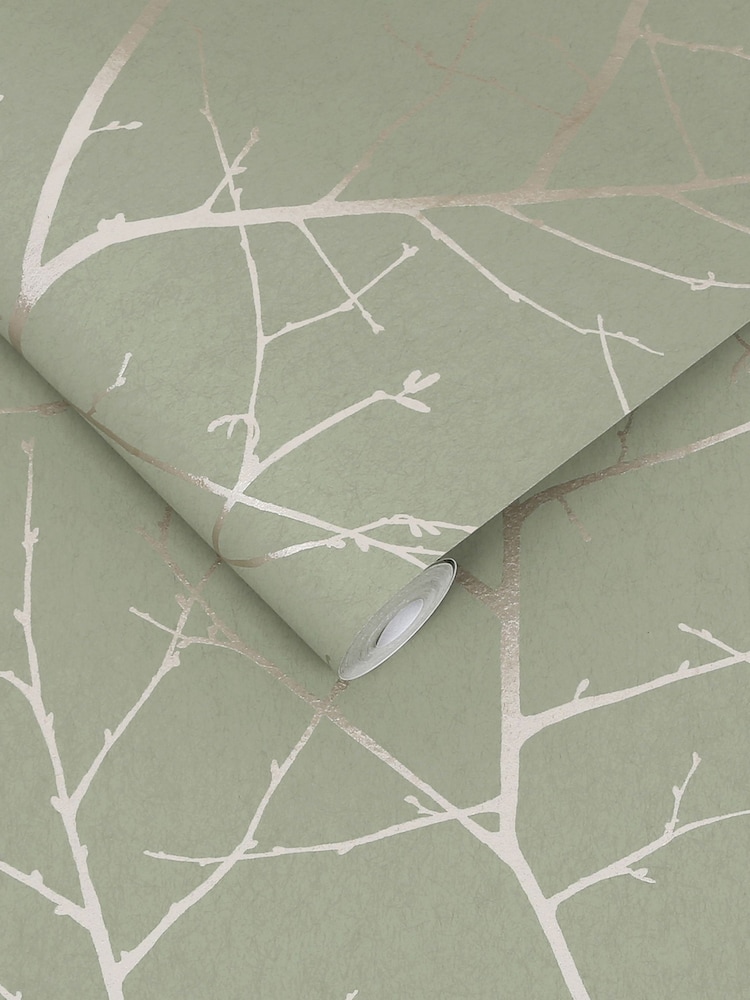 Graham & Brown Sage Boreas 10M Wallpaper - Image 3 of 3 Graham & Brown Sage Boreas 10M Wallpaper - Image 3 of 3
