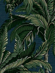 Graham & Brown Midnight Daintree Palm 10M Wallpaper - Image 2 of 3