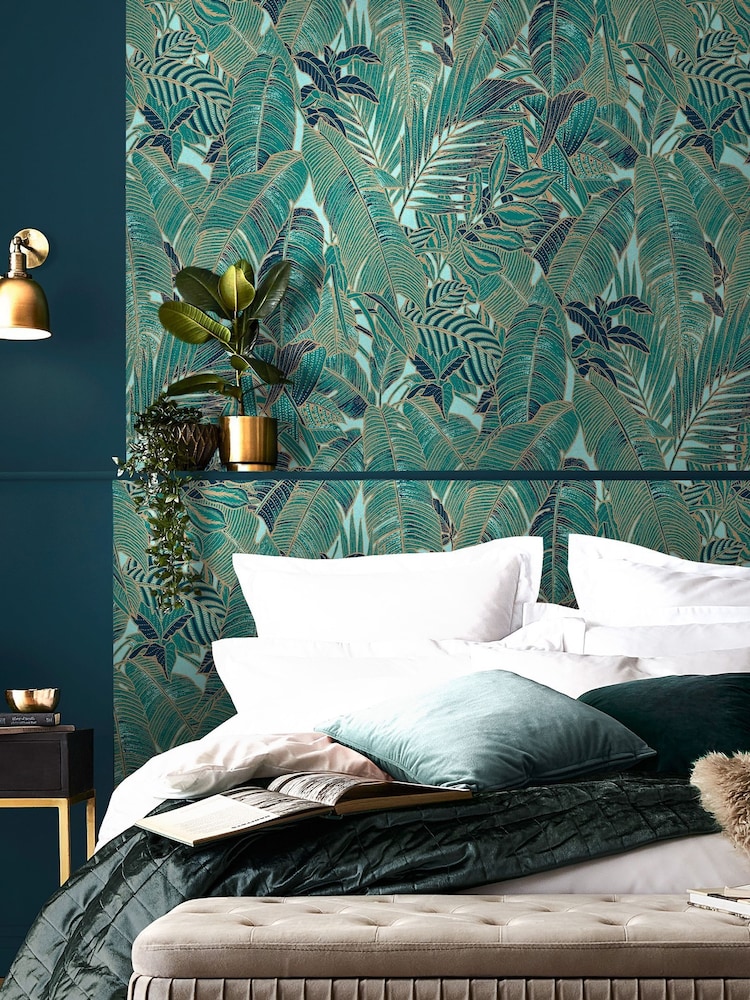 Graham & Brown Green Paradys 10M Wallpaper - Image 1 of 3 Graham & Brown Green Paradys 10M Wallpaper - Image 1 of 3