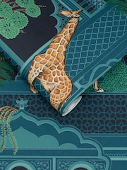 Graham & Brown Navy Animahal 10M Wallpaper - Image 3 of 3