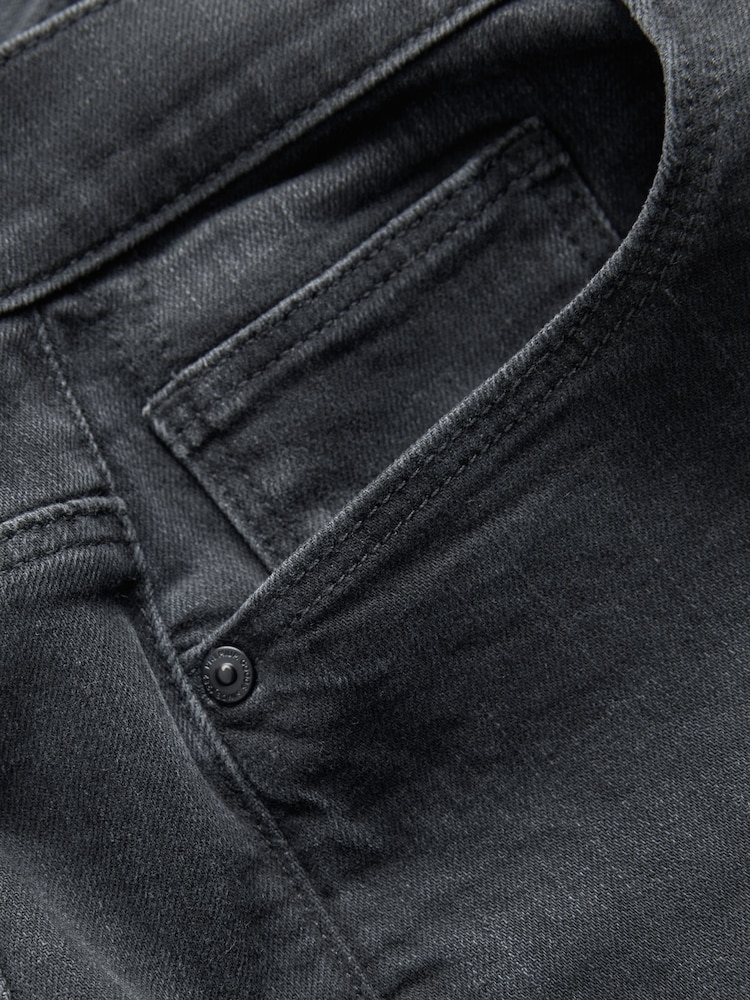 Noir - Slim Fit (Slim Fit) - Jean Shorts extensibles - Image 7 de 7