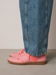 Coral Pink Forever Comfort® Lace-Up Trainers - Image 6 of 11