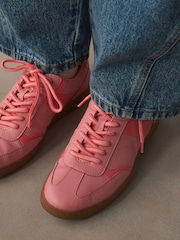 Coral Pink Forever Comfort® Lace-Up Trainers - Image 7 of 11