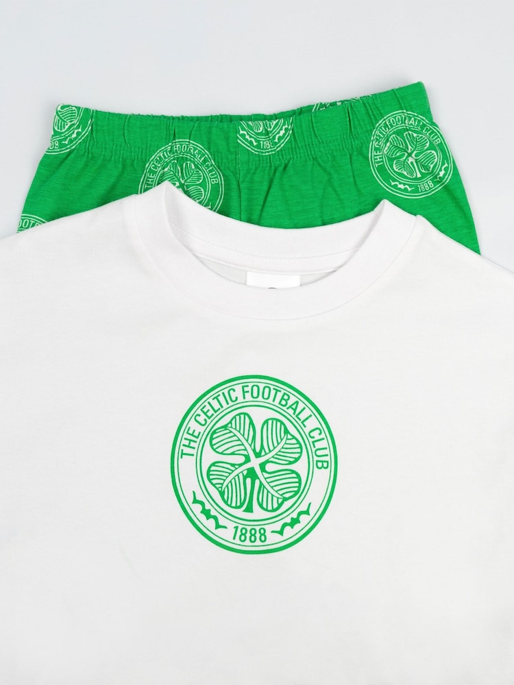 Vanilla Underground Green Celtic Short Sleeve Long Leg Pyjamas Set - Image 6 of 6 Vanilla Underground Green Celtic Short Sleeve Long Leg Pyjamas Set - Image 6 of 6