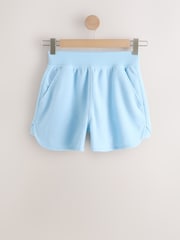 Blue Towelling Shorts - Image 1 of 3
