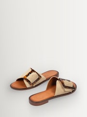Penelope Chilvers Camel Biarritz Buckle Sandals - Image 4 of 4