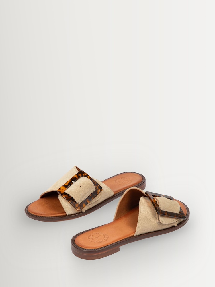Penelope Chilvers Camel Biarritz Buckle Sandals - Image 4 of 4