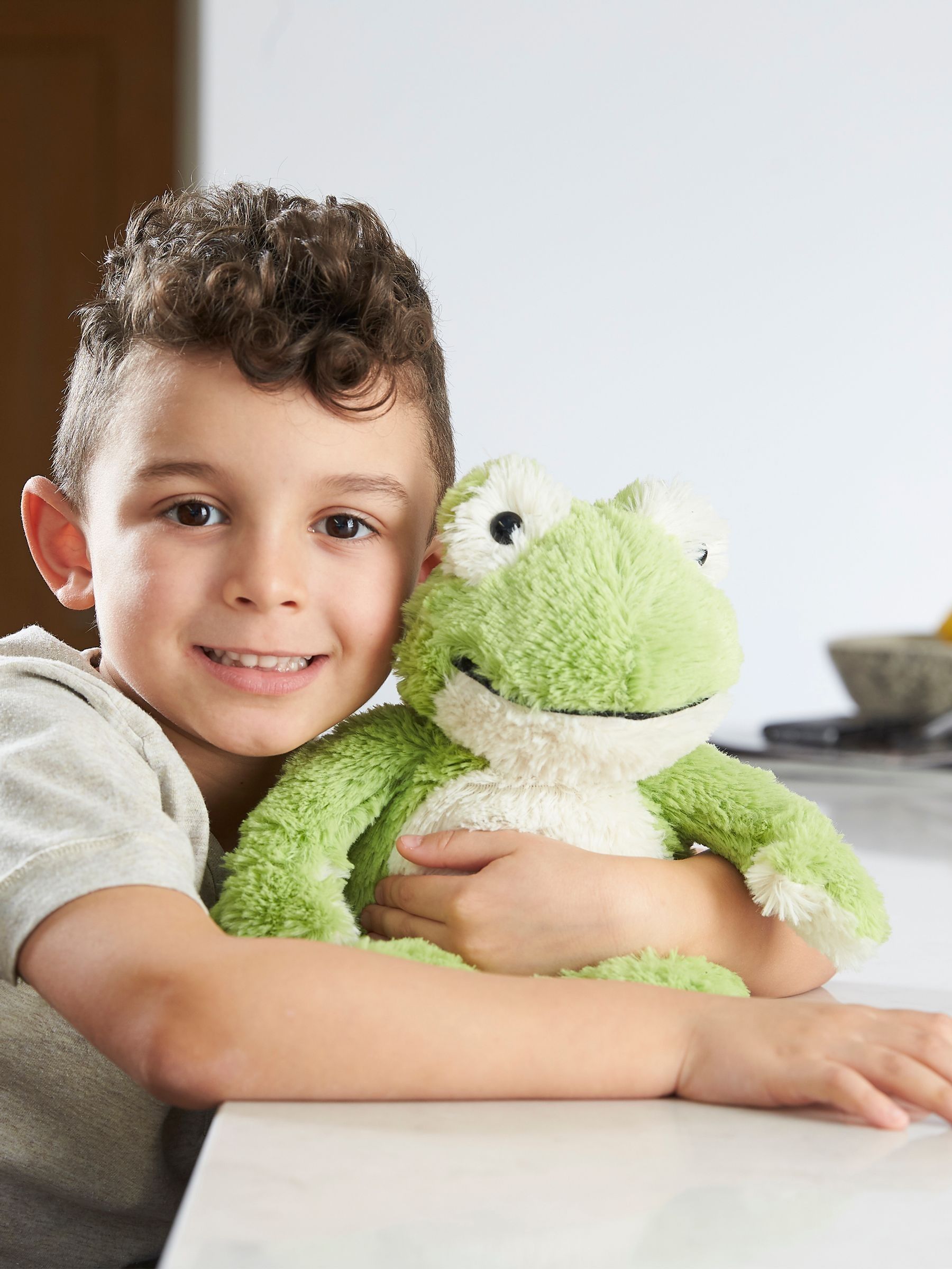 Warmies Unisex Green Large Frog Fully Heatable Soft Toy - Image 1