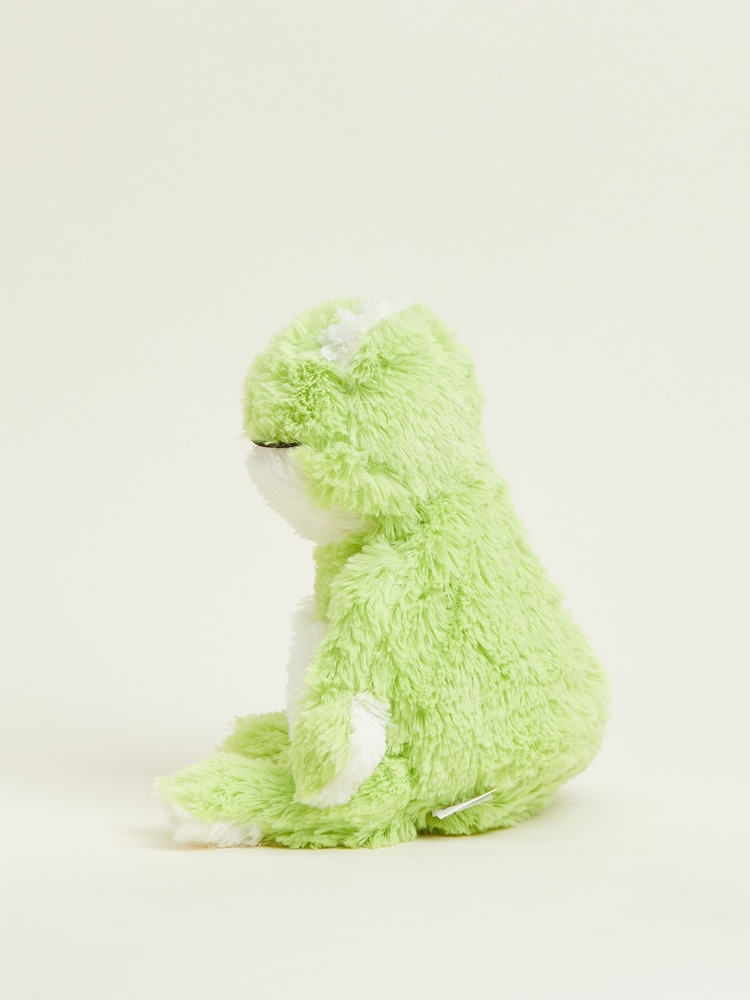 Warmies Green Large Frog Fully Heatable Plush Toy - Image 5 of 5 Warmies Green Large Frog Fully Heatable Plush Toy - Image 5 of 5
