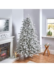 Premier Decorations Ltd 6.5ft Snowy Dorchester Pine Christmas Tree - Image 1 of 5