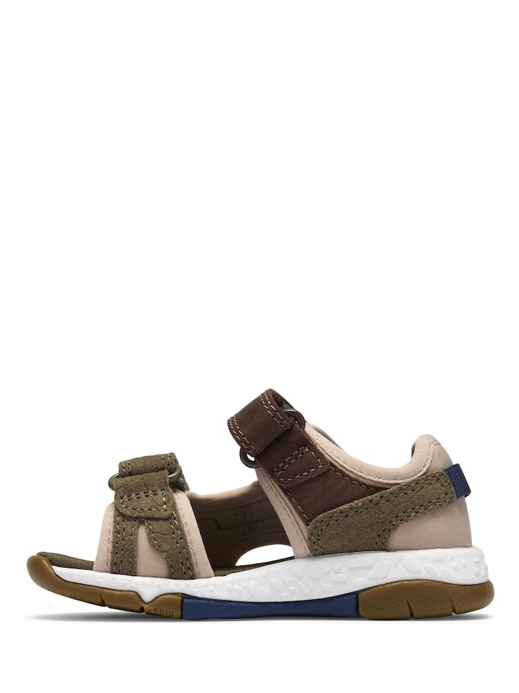 Clarks Brown Spiney Spirit Toddler Sandals - Image 2 of 7