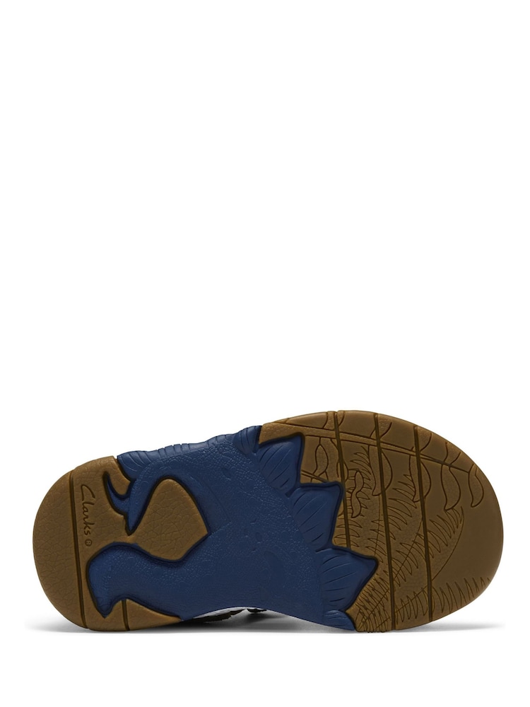 Clarks Brown Spiney Spirit Toddler Sandals - Image 7 of 7