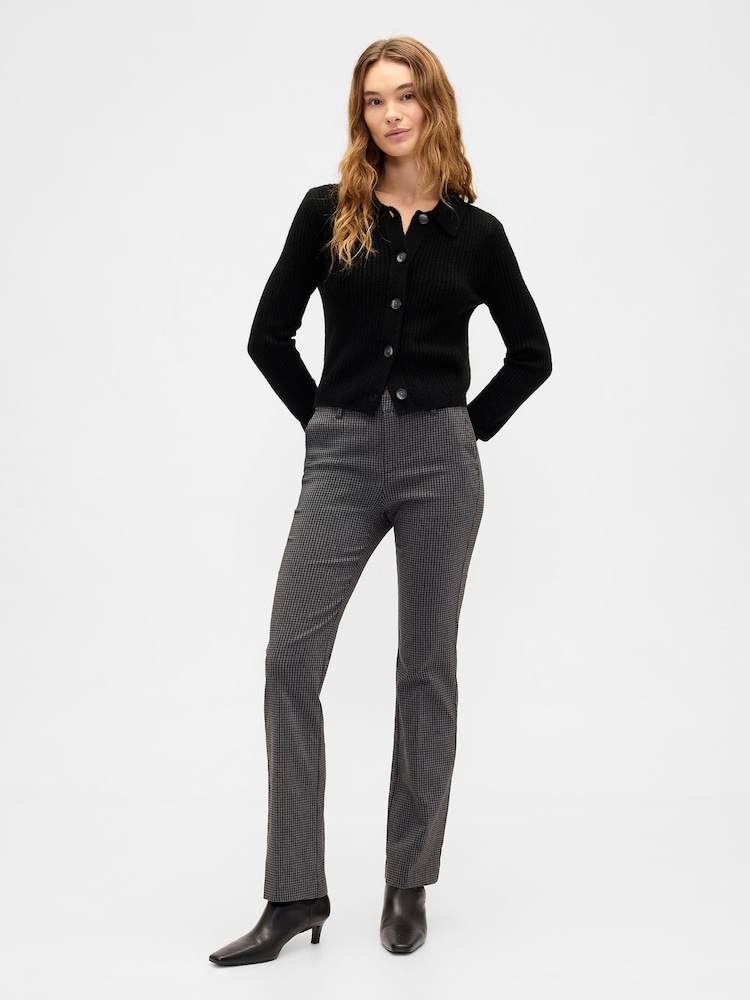 Gap Grey Boot Trousers in Bi-Stretch - Image 1 of 1 Gap Grey Boot Trousers in Bi-Stretch - Image 1 of 1