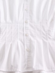 Gap White Cotton Poplin Fitted Shirt - Image 4 of 4