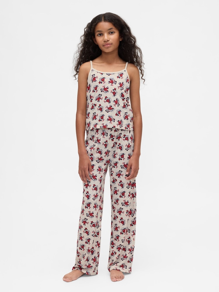 Gap White Disney Vest Pyjamas Set (5-13yrs) - Image 1 of 4 Gap White Disney Vest Pyjamas Set (5-13yrs) - Image 1 of 4