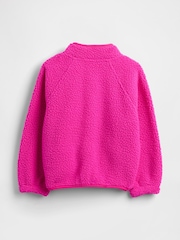 Gap Sherpa Half Zip Pullover Sweatshirt (6mths-5yrs) (6mths-5yrs) - Imagen 2 de 4