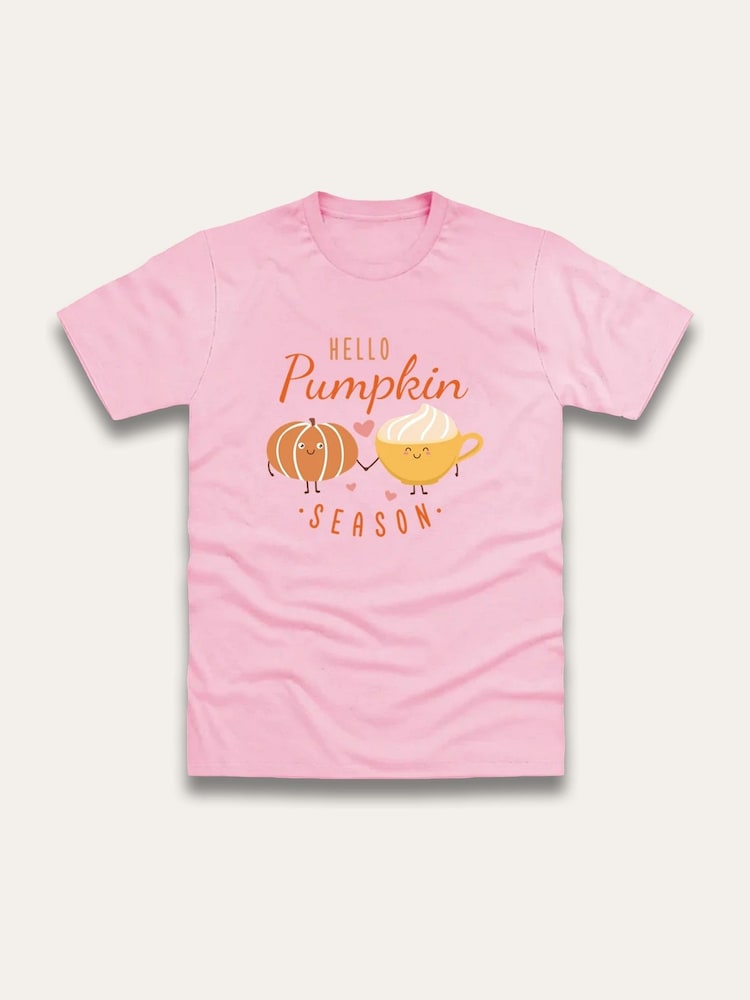 Brand Threads Pink Halloween T-Shirt - Image 1 of 1