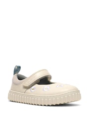 Clarks Cream Cove Flower Toddler Shoes - Image 3 of 6