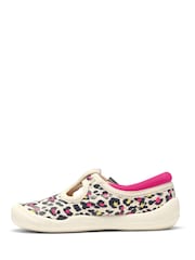 Clarks Natural Briley Way Toddler Canvas Shoes - Image 2 of 6