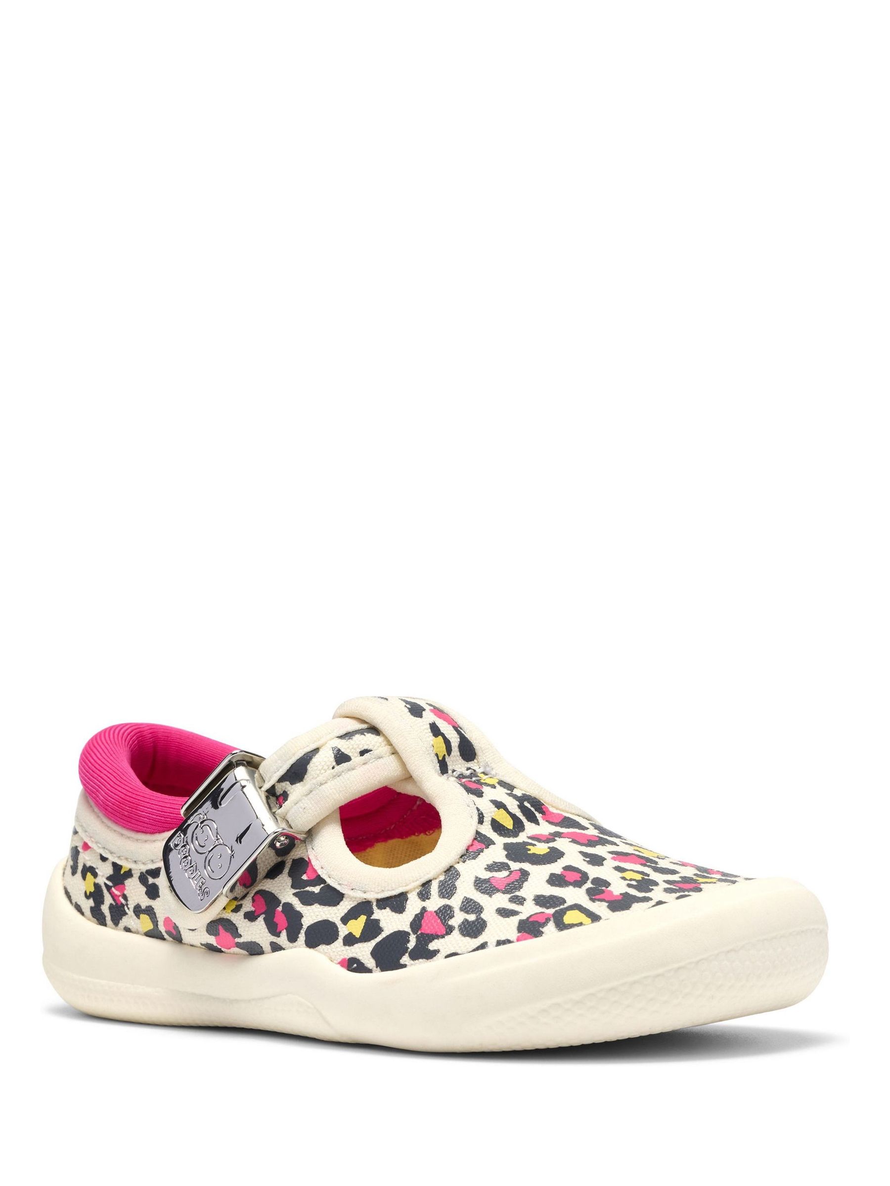 Buy Clarks Natural Briley Way Toddler Canvas Shoes from the Next UK ...
