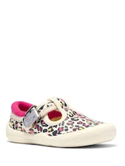 Clarks Natural Briley Way Toddler Canvas Shoes - Image 3 of 6