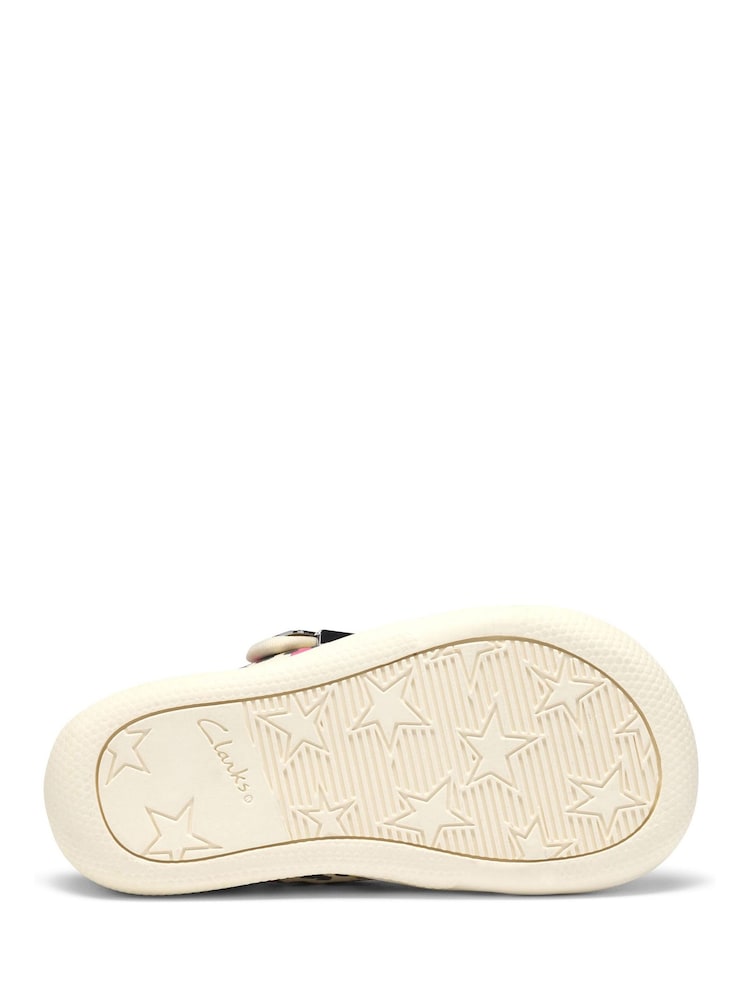 Clarks Natural Briley Way Toddler Canvas Shoes - Image 6 of 6